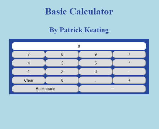 Javascript Calculator